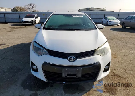 2016 Toyota Corolla L z USA, uszkodzony, nr VIN 5YFBURHE0GP387702
